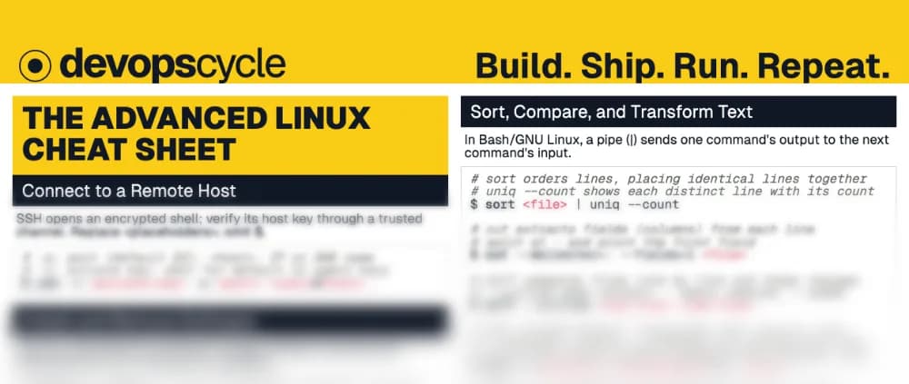 Preview: The Advanced Linux Cheat Sheet
